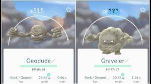 Pokemon Go Geodude(515) Evolution to Graveler - YouTube