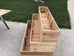 build a tiered garden planter box