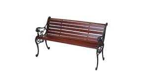 3 Seater Garden Bench With Decorative