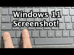 to screenshot on windows 11 or 10 pc