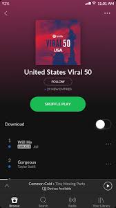 Beating Out T Swift On Us And Global Spotify Charts Imgur
