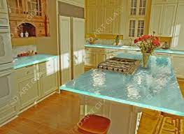 Tempered Glass Kitchen Countertop For