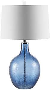 glass table lamps blue the world