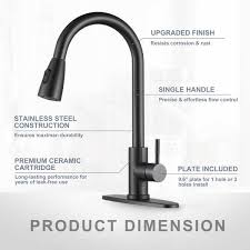 pull down sprayer kitchen sink faucet