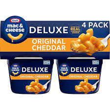 kraft deluxe macaroni and cheese cups
