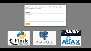 login form using bootstrap modal using