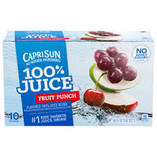 capri sun 100 fruit punch juice drink