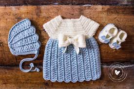 easy crochet baby dress a free pattern