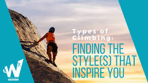 types of climbing finding the style s