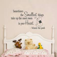 home décor quote winnie pooh wall decal