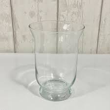 Glass Hurricane Vase 19 5x14cm