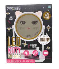 love ellie led kitty makeup mirror