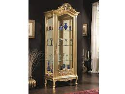 gold leaf display cabinet by scappini