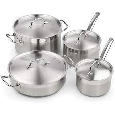 stainless steel cookware set