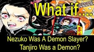 tanjiro becomes a demon nezuko becomes