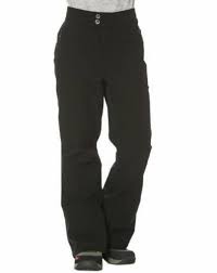 New Gerry Womens Fleece Lined Snow Pants 4 Way Stretch Black Size Medium