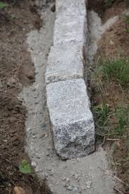 how to install cobblestone edging