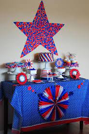 party ideas red white blue july 4th