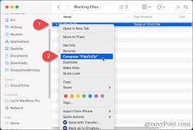 how to easily create zip files on your mac