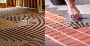 radiant floor heating for new constructions