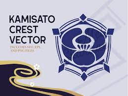 Kamisato Ayaka & Ayato Crest Vector - Etsy Denmark