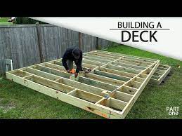 Building A Ground Level Deck Part 1