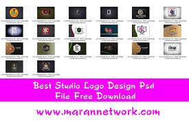 studio logo design psd file free