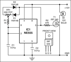 The diagram shows a single long series of leds connected one behind the leds in the above discussed led lamp circuit can be also protected and their life increased by. Dome Lamp Dimmer Detailed Circuit Diagram Available