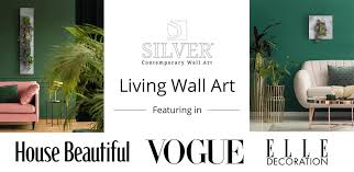 Living Wall Art Silver Wall Art