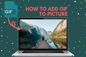 how to add gif to image