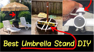 My neighbors get the back area and i've commandeered the front. How To Make Umbrella Stand Base For High Winds Build Umbrella Holder Yourself For Cheap Hd Review Youtube