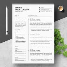 The main aim of the resume is to secure an interview. Clean Resume Cv Template Ms Word Creative Illustrator Templates Creative Market