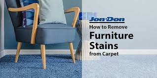 how to remove furniture stains from carpet