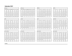 Personalize these 2021 calendar templates with the word calendar creator tool or use other office applications like openoffice, libreoffice, and google download this editable monthly 2021 planner word template with the usa federal holidays. 2021 Calendar Word Templates Calendar 2021 Doc Files