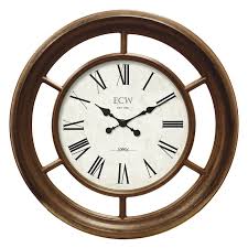 Brown Round Wall Clock 22