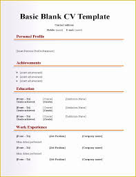 Free Printable Sample Resume Templates Of Blank Resume