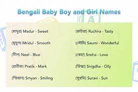 top 200 bengali baby names for boys and