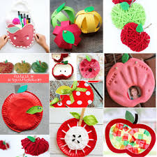 adorable apple crafts for kids arty