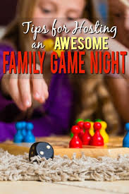 hosting a rocking family game night