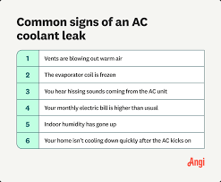 ac coolant leak 6 signs your