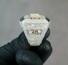hip hop custom diamond ring