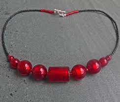 Red Murano Glass Necklace Murano