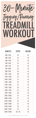 30 minute treadmill workout jog run