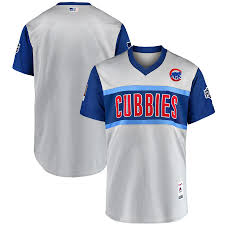 Mens Chicago Cubs Majestic Gray 2019 Mlb Little League Classic Team Jersey