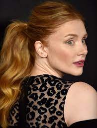 bryce dallas howard s textured ponytail