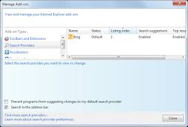 How To Change And Add Search Providers To Internet Explorer