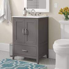 Each bathroom vanity features exquisitely carved wood detailing with a multitude of storage options. Charlton Home Crist 24 Single Bathroom Vanity Set Reviews Wayfair