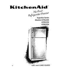 kitchenaid refrigerator repair manual