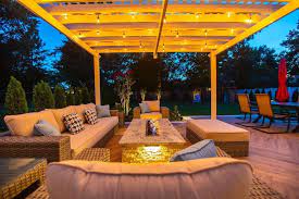 fire feature on your covered patio