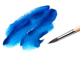 synthetic watercolor brushes